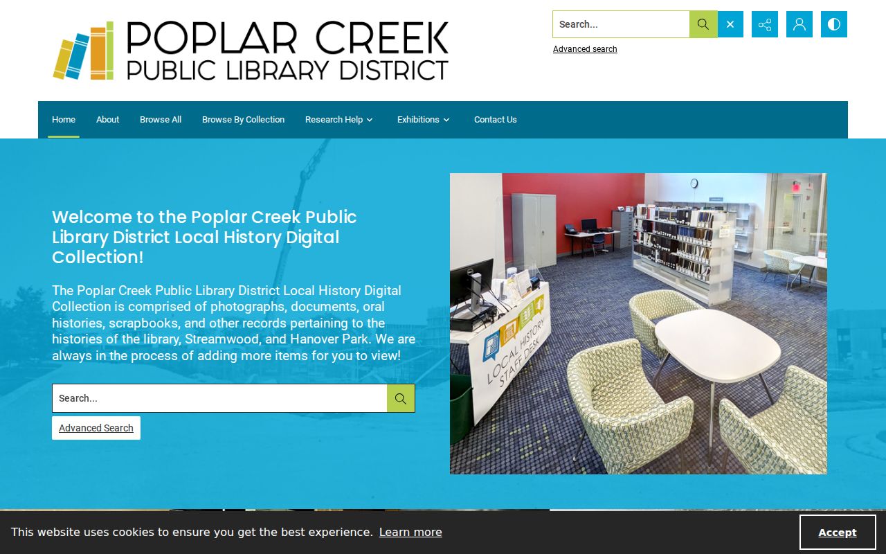 Poplar Creek digital local history search for Streamwood collections