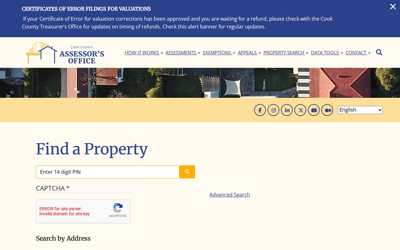 Streamwood residents directory Cook County assessor address search