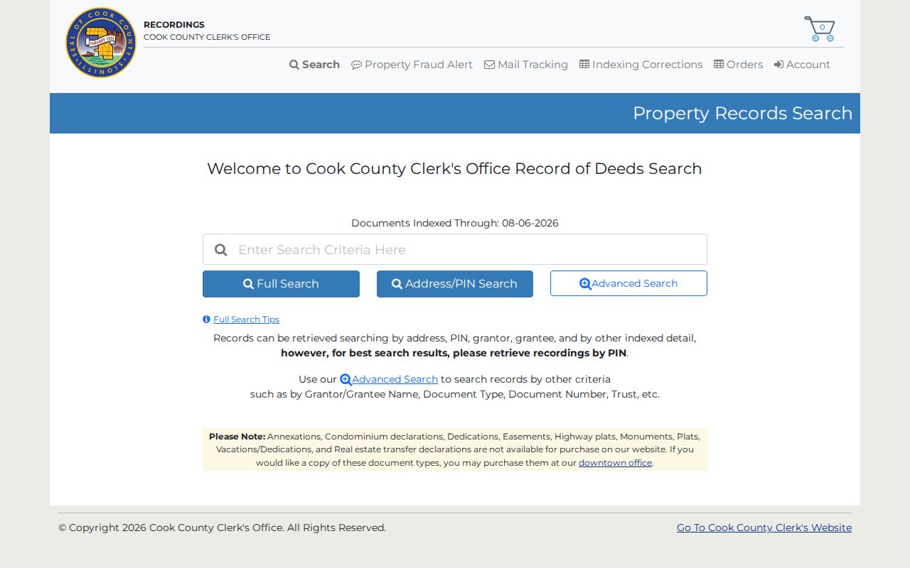 Streamwood residents directory Cook County deed index