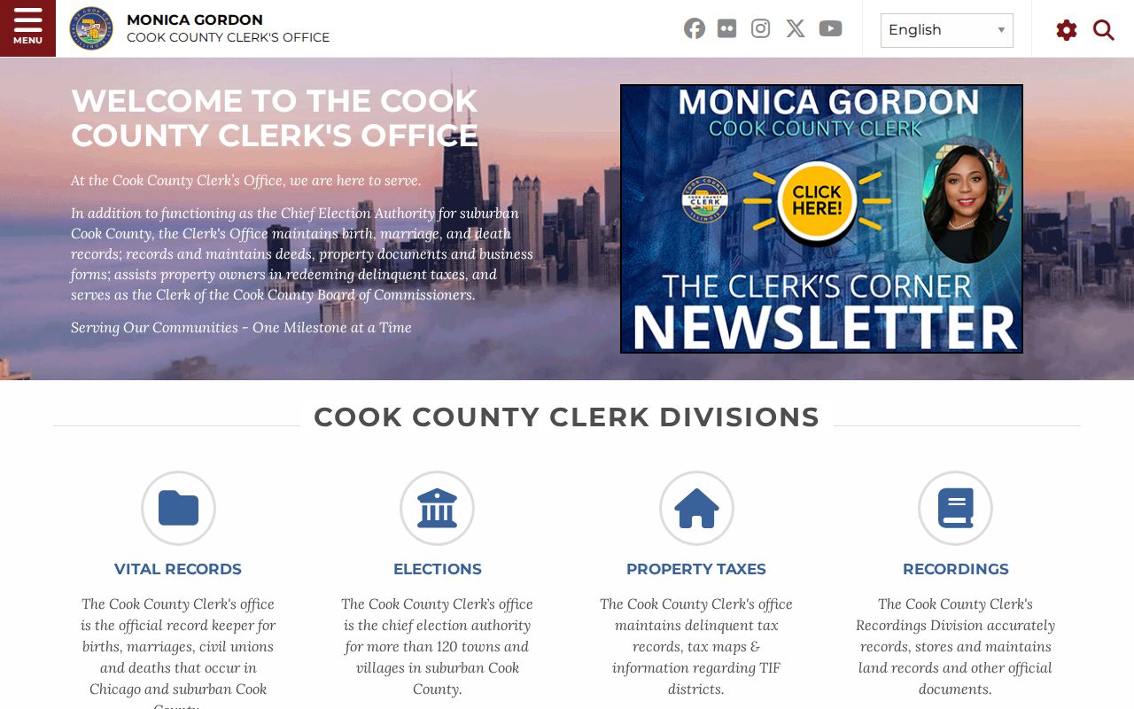 Streamwood residents directory Cook County Clerk records