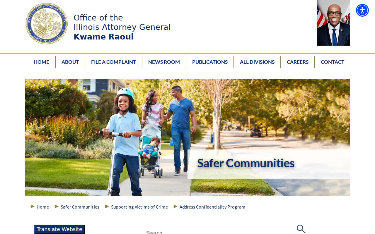 Streamwood residents directory Illinois address confidentiality program